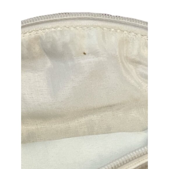 Harvé Benard Crossbody Shoulder Bag – White and Beige with Tan Strap - Picture 9 of 10